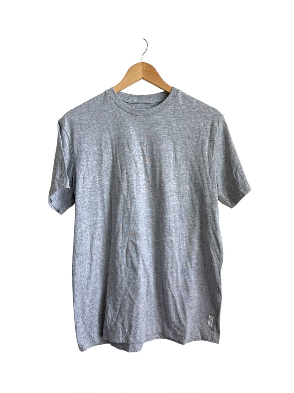 Kith Classic Crewneck T-Shirt Gray Minimalist Logo Tee Men's Medium